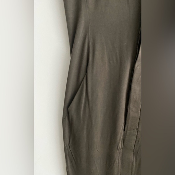 RICK OWENS Khaki Pillar Maxi Dress - Picture 7 of 11